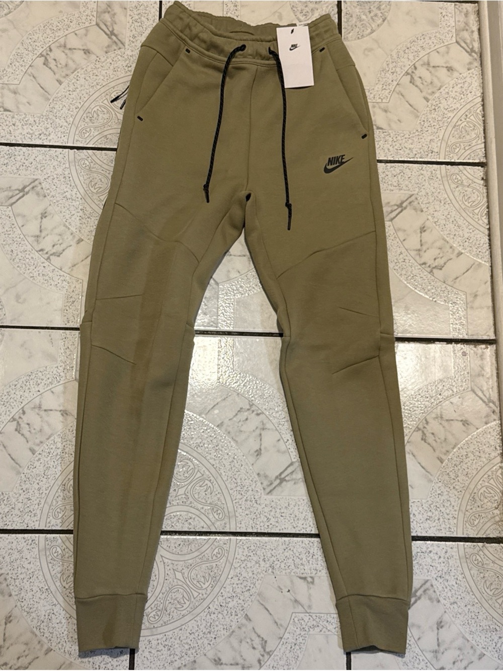 New Nike Sportswear Tech Fleece Joggers Neutral Olive Men’s Size XS HV0959-277